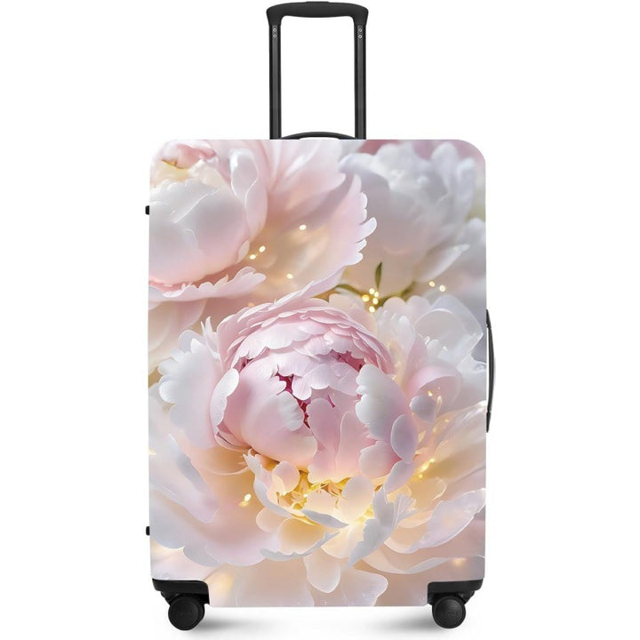 Unisex nan elastic suitcase cover with UV-resistant motif print and zip opening Bowlift