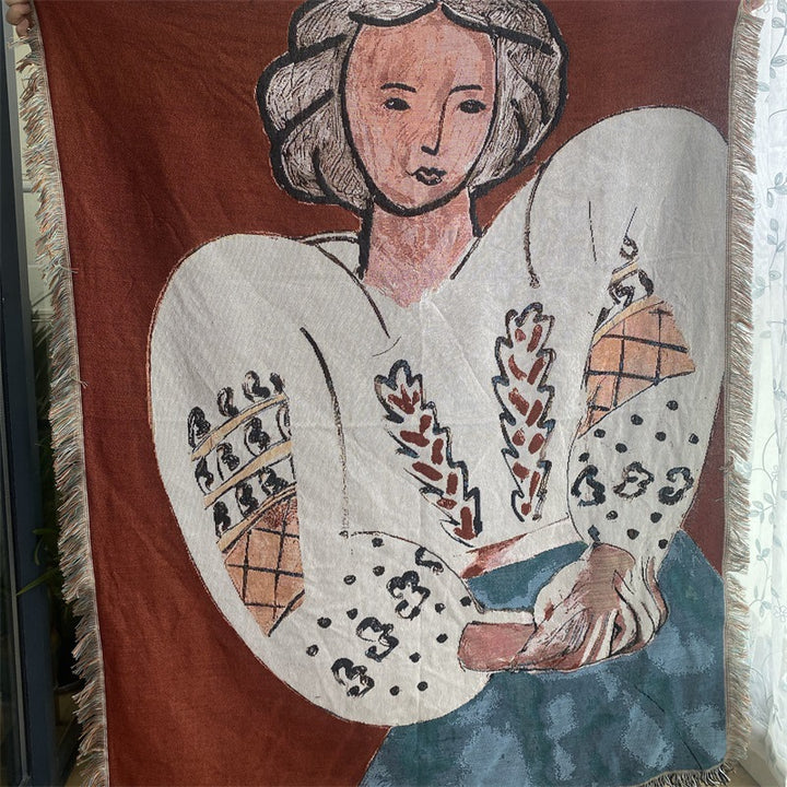 Decorative Artistic Tapestry Throw Blanket