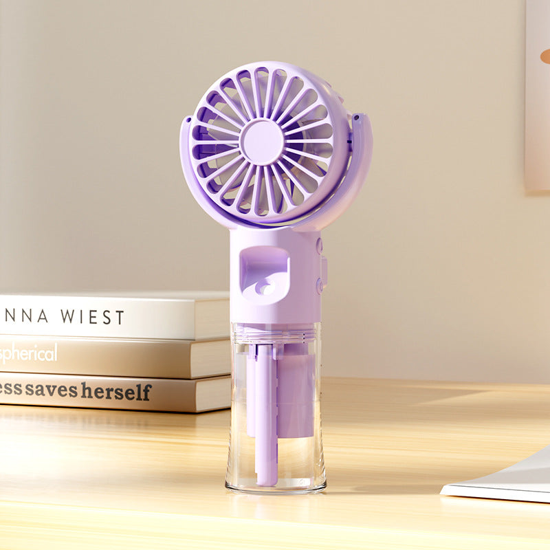 Ladies portable mini fan with water spray Bowlift
