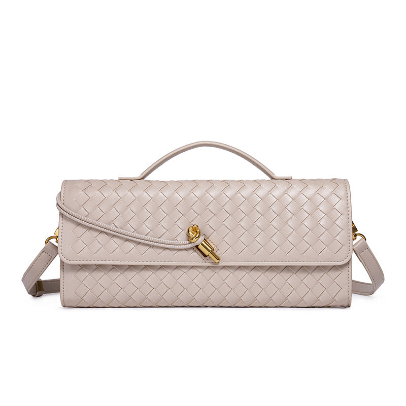 Textured Woven Clutch Purse Bowlift