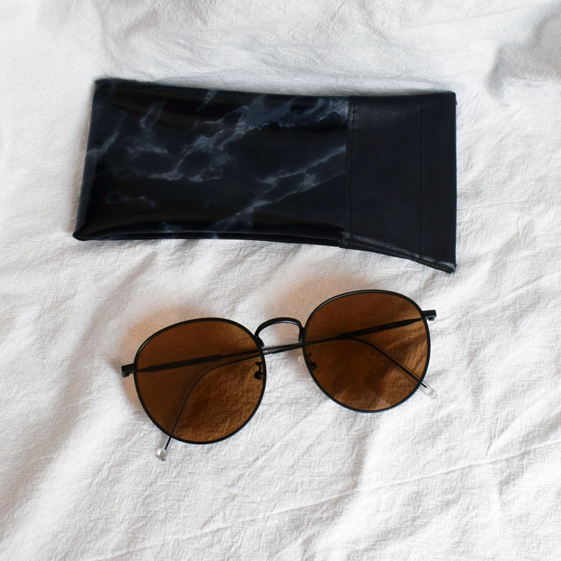 Oversized Round Frame Sunglasses Bowlift