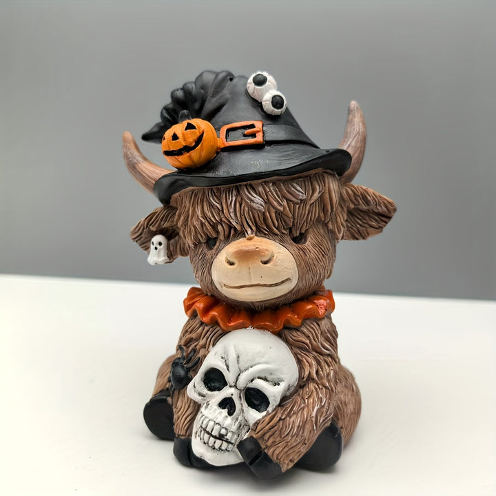 Decorative Highland Cattle Figure Bowlift