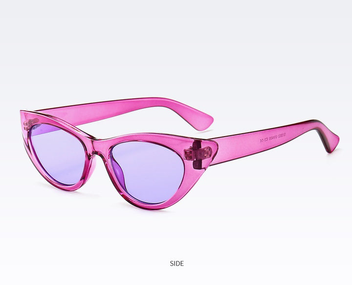Cat-Eye Frame Sunglasses with Enhanced UV Protection Bowlift
