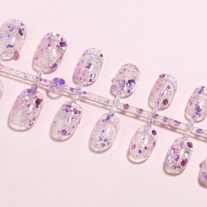 Glitter-Infused Press-On Nail Tips Bowlift