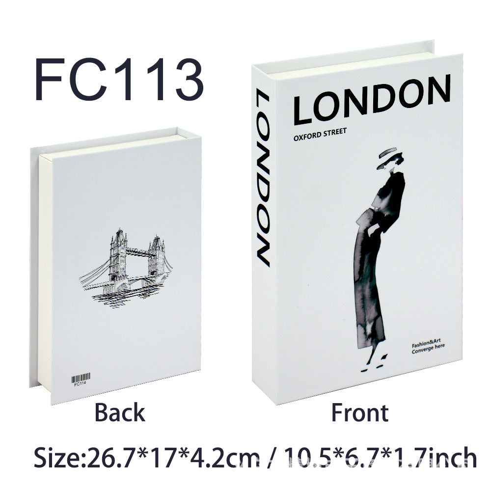 Decorative Hardcover Hidden Storage Book Safe Bowlift