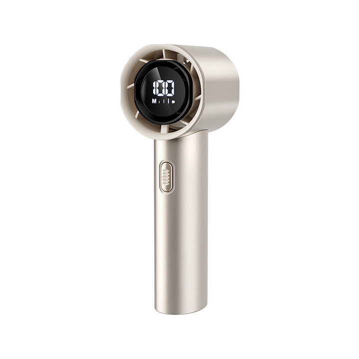 Unisex Rechargeable Handheld Air Circulator Fan Bowlift