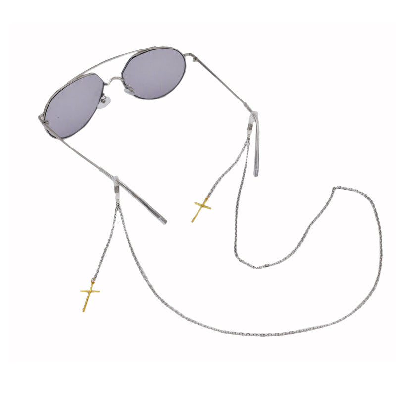 Cross Pendant Eyewear Chain Bowlift