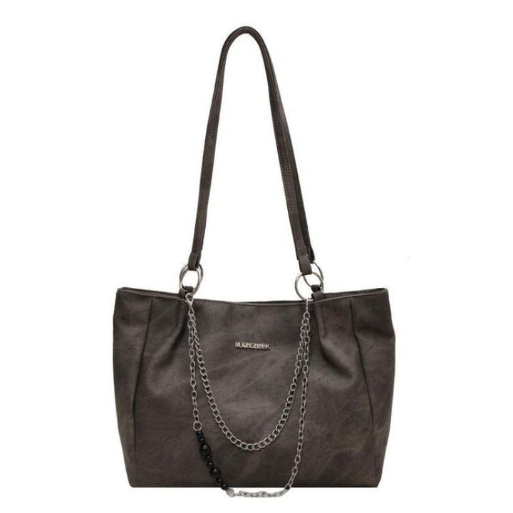 Spacious Soft Faux Leather Tote Bag Bowlift