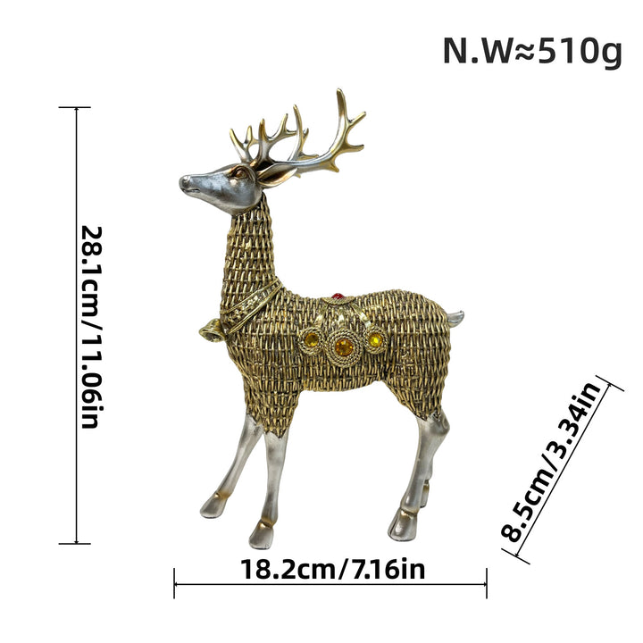 Decorative deer figure with glitter details Bowlift