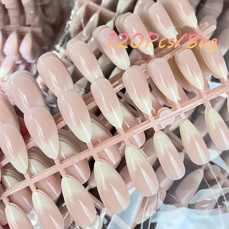French Tip Acrylic Nail Set Bowlift