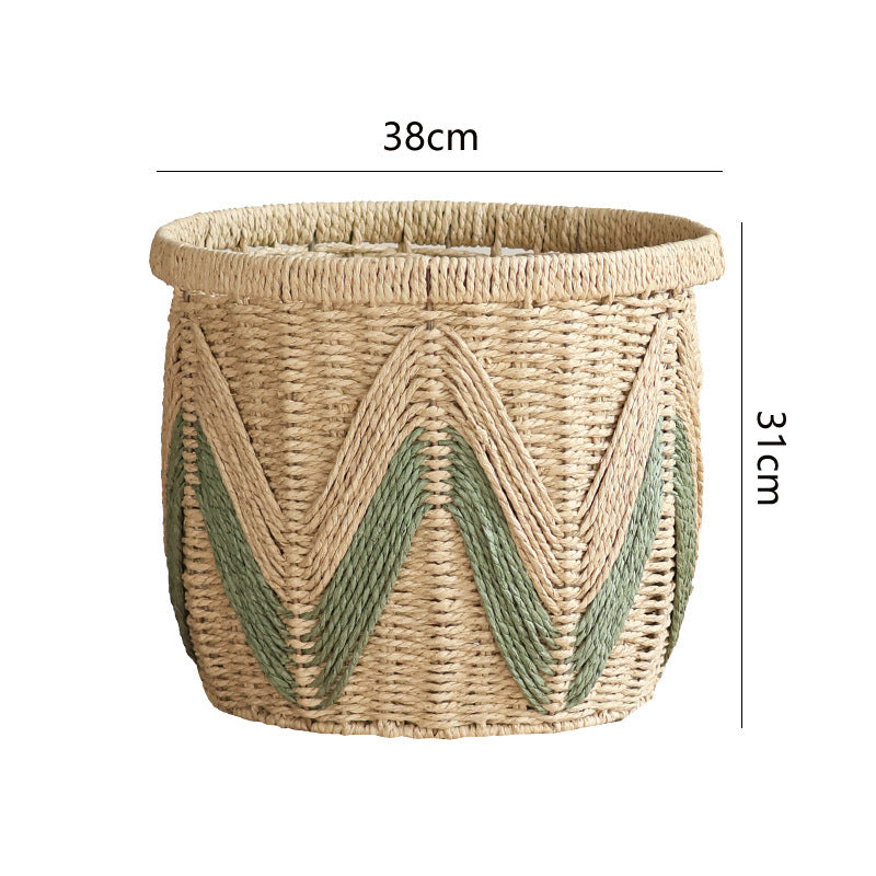 Decorative Handwoven Storage Basket Bowlift