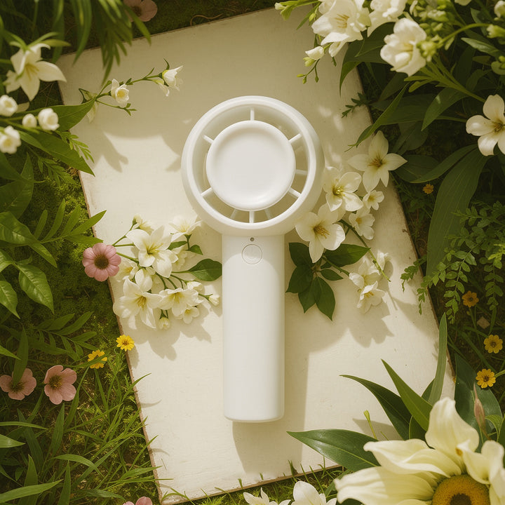 Portable Cute Themed Handheld Fan Bowlift