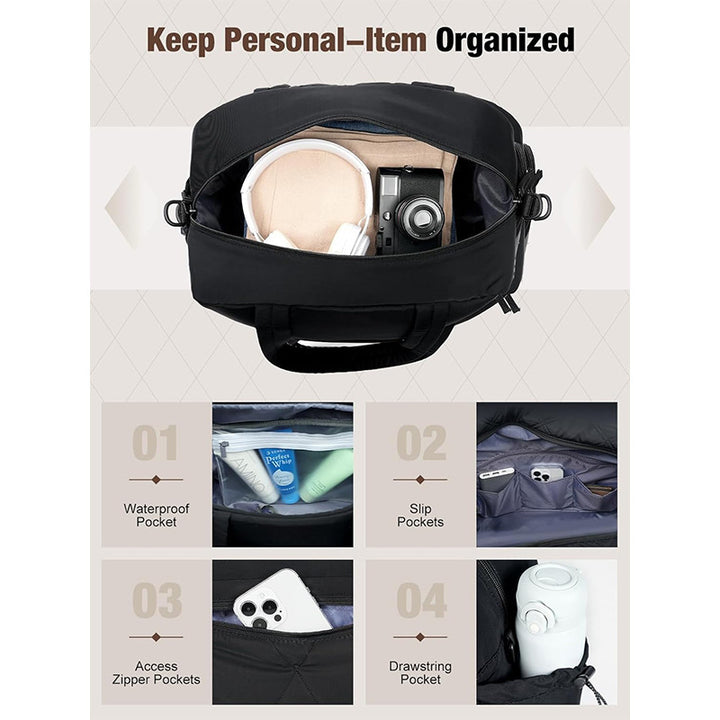Elegant Travel Bag with Versatile Compartments Bowlift