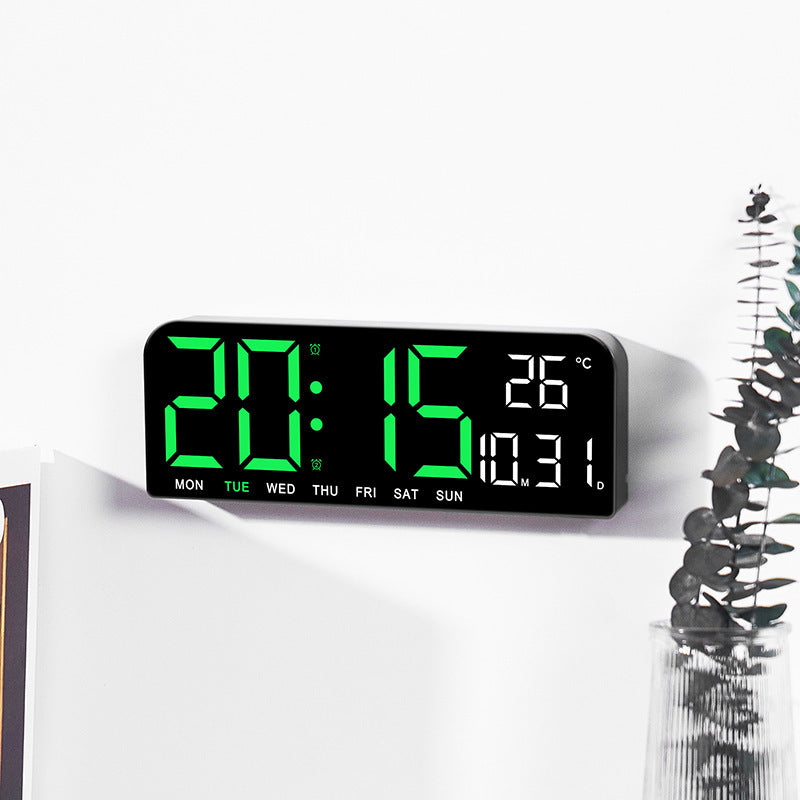 Digital Multifunctional Alarm Clock with Temperature Display Bowlift