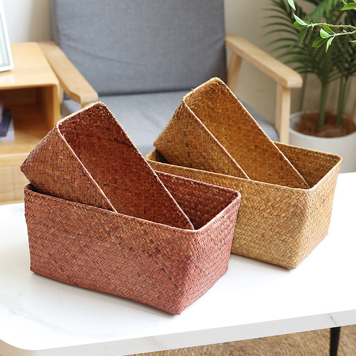 Unisex storage basket made of natural materials Bowlift