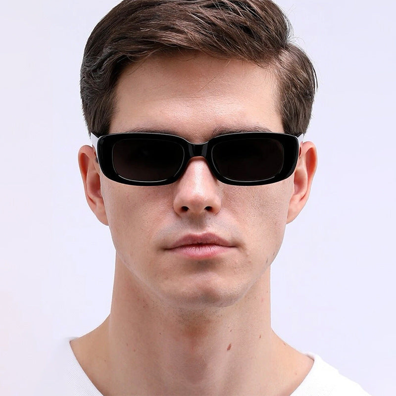 Women's fashionable rectangular sunglasses with adjustable nose pads Bowlift
