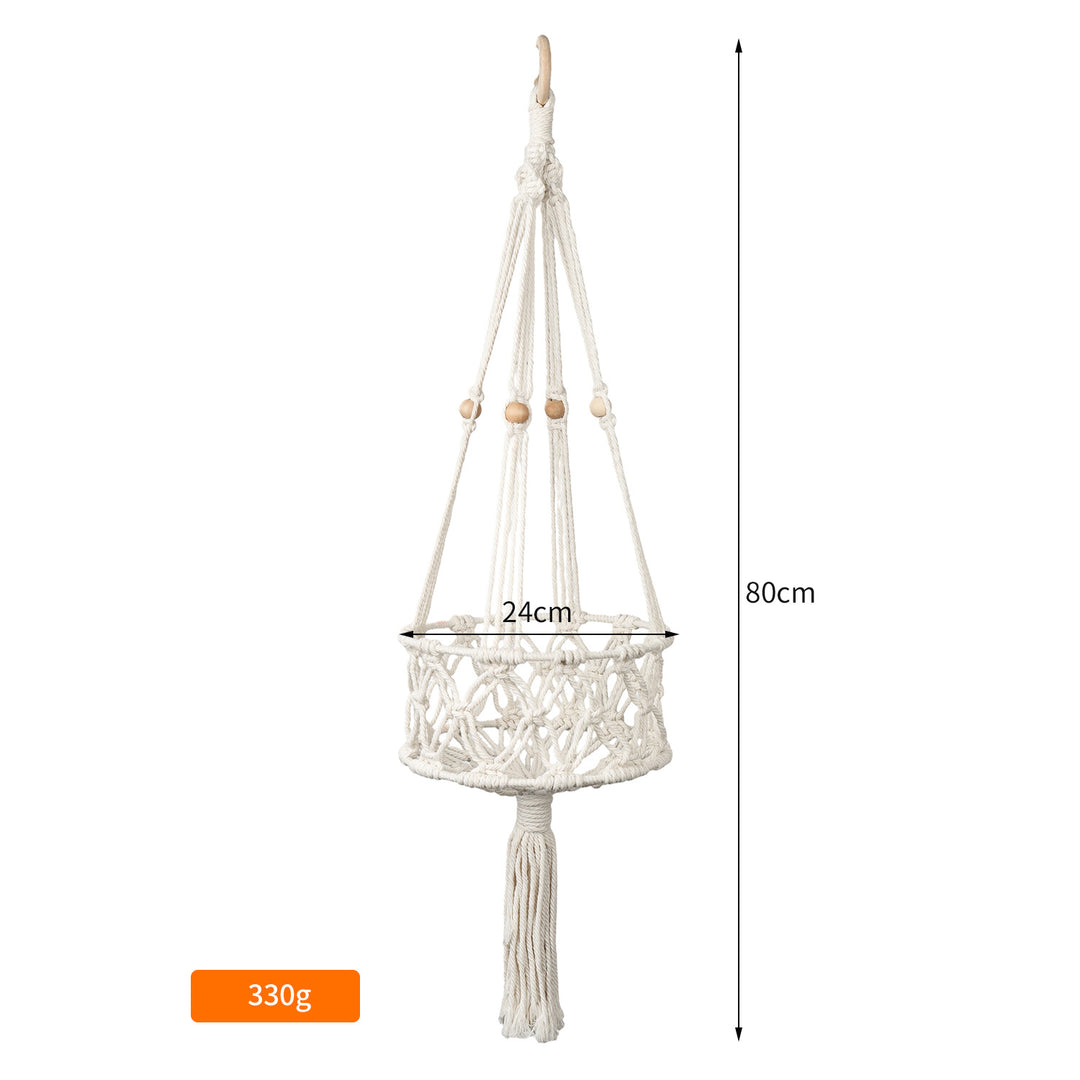 Hanging Plant Macrame Basket Bowlift