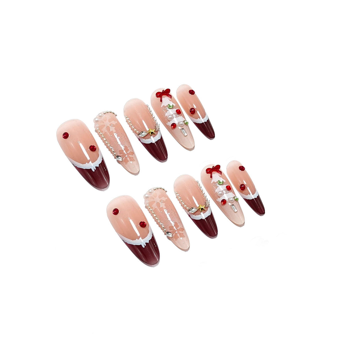 Christmas Art Nail Set Bowlift