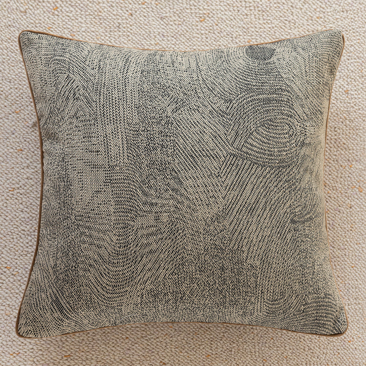 Decorative pillow with modern graphic design
