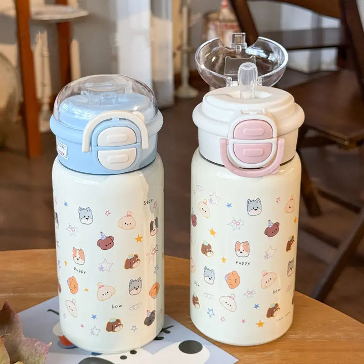 Women’s insulated water bottle with secure closure system Bowlift