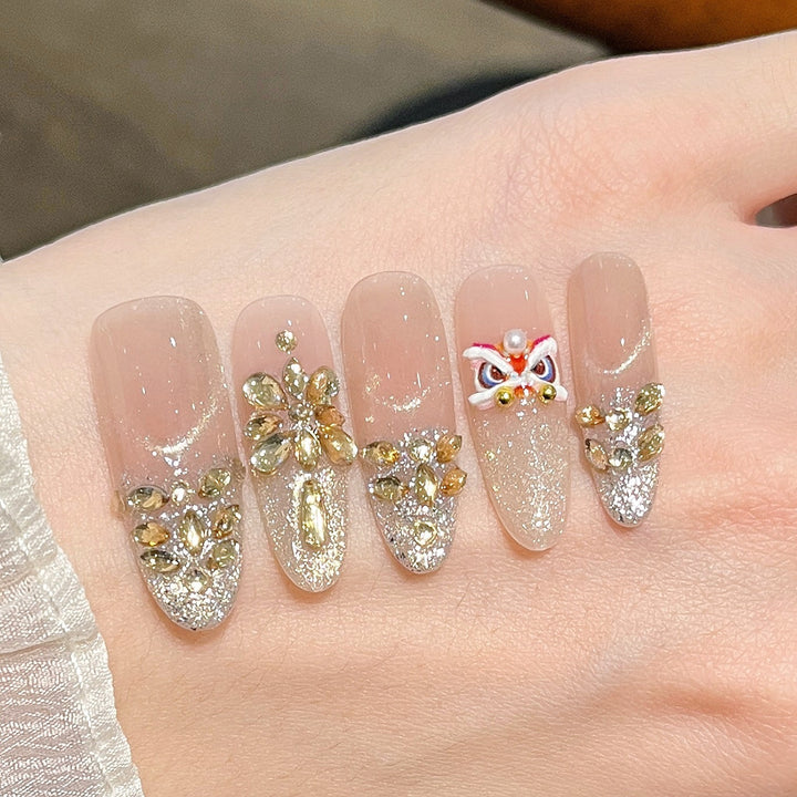 Luxury Decorative Press-On Nails Bowlift