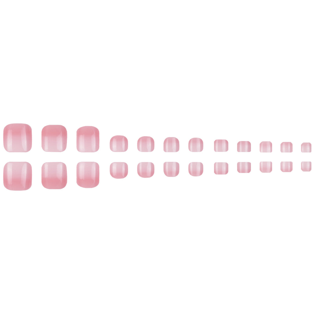 Elegant Gel Press-On Toenails Bowlift