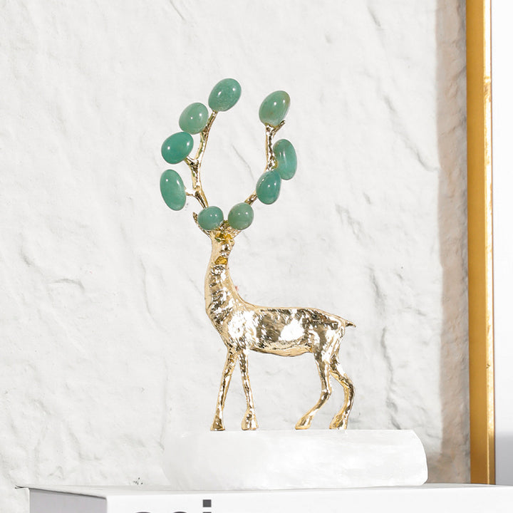 Elegant Decorative Deer Sculpture