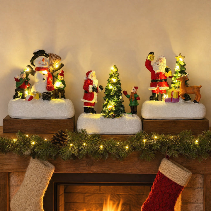 Decorative Snowman Holiday Scene