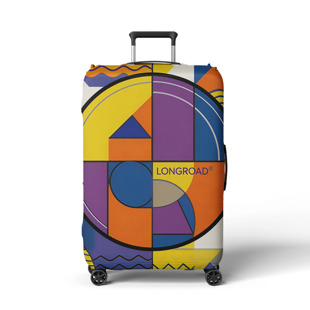Ladies Luggage Protection with Modern Geometric Design Bowlift