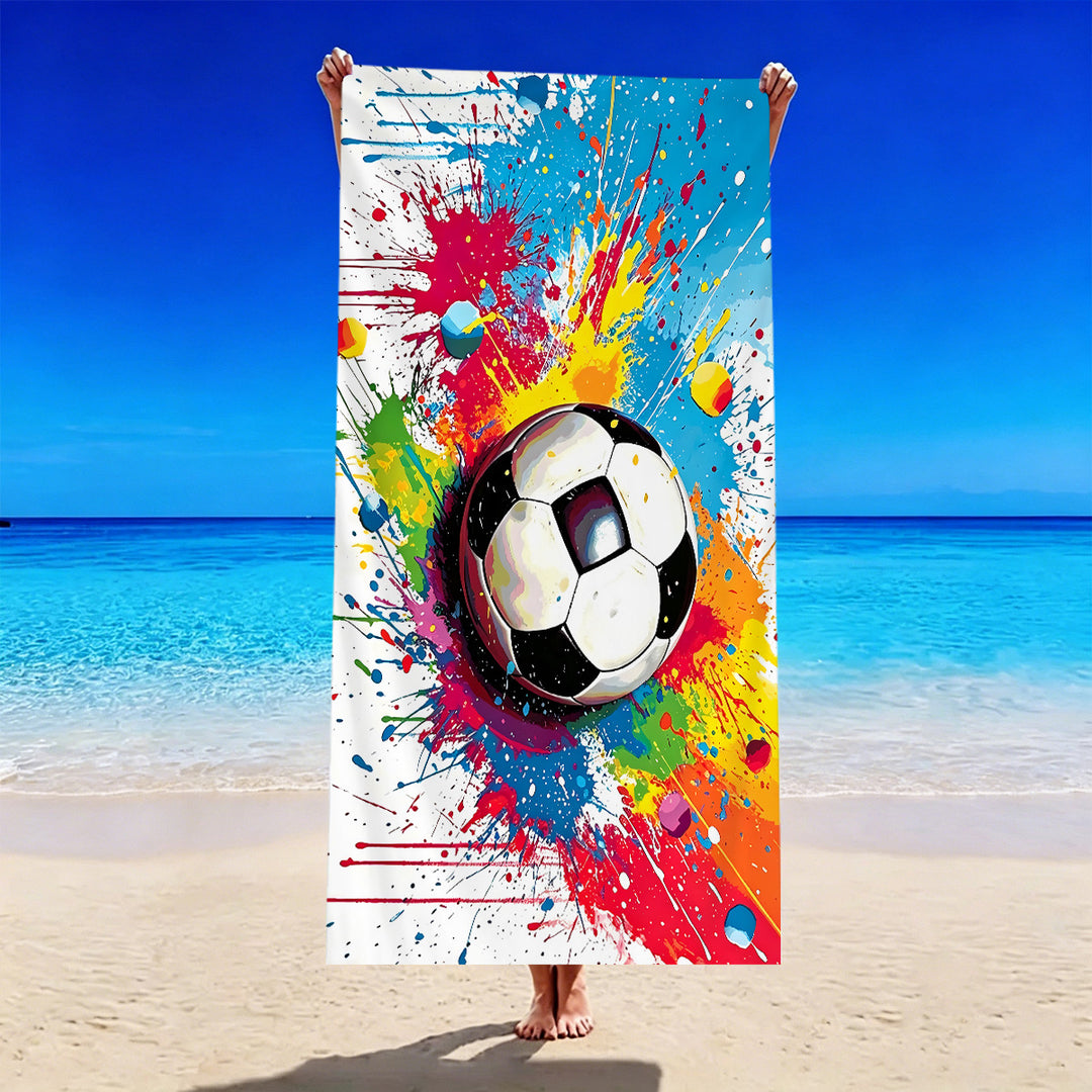 Football-themed beach towel Bowlift