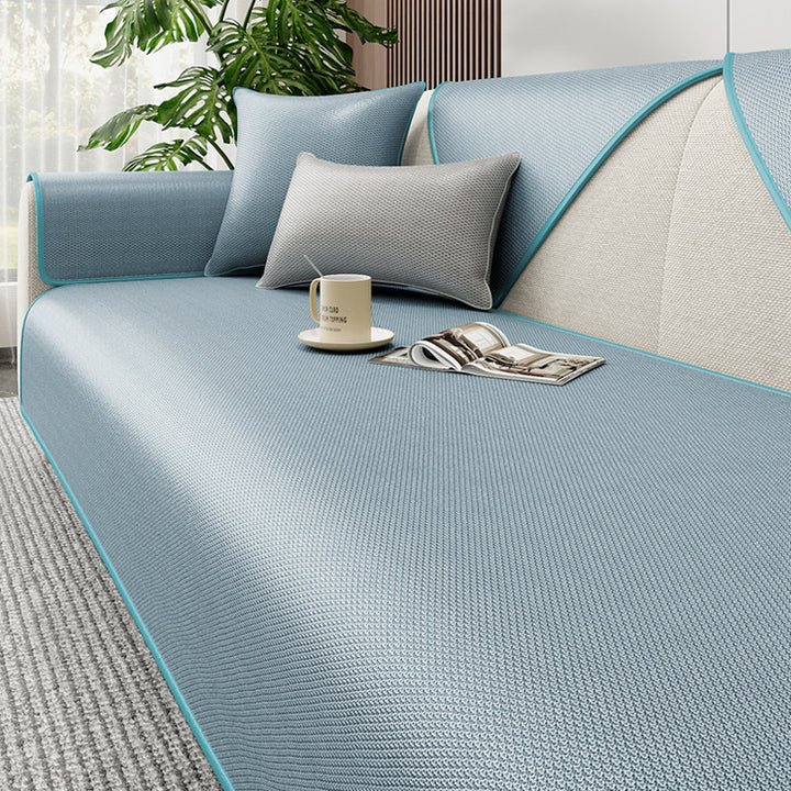 Soft Textured Sofa Protector Mat Bowlift