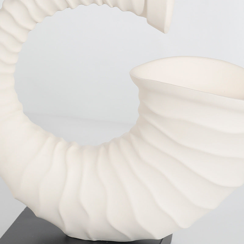 Artisanal Decorative Spiral Sculpture