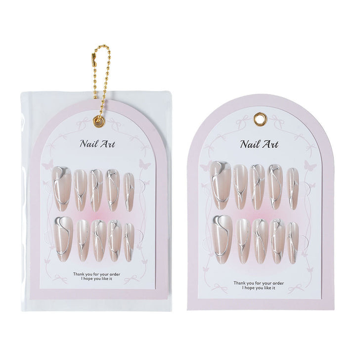 Elegant Abstract Art Press-On Nails Bowlift