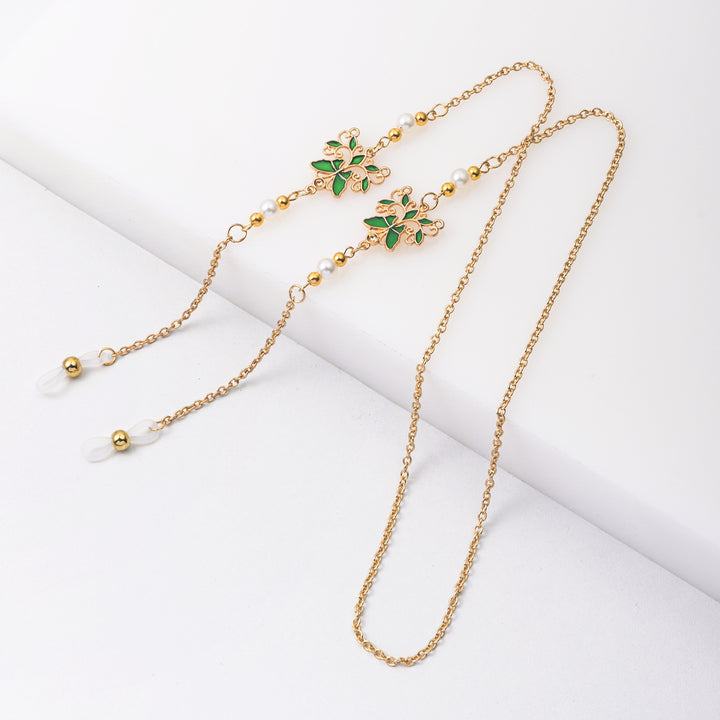 Floral Design Eyewear Chain Bowlift