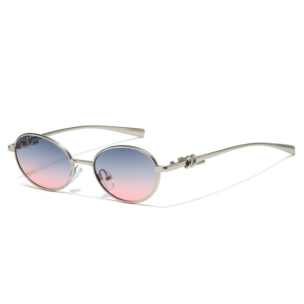 Oval Frame Fashion Sunglasses Bowlift