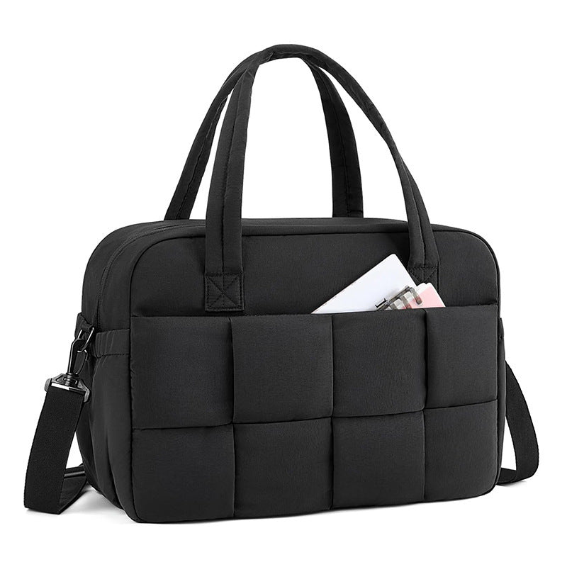 Multifunctional Travel Bag with Padded Interior and Removable Shoulder Straps Bowlift