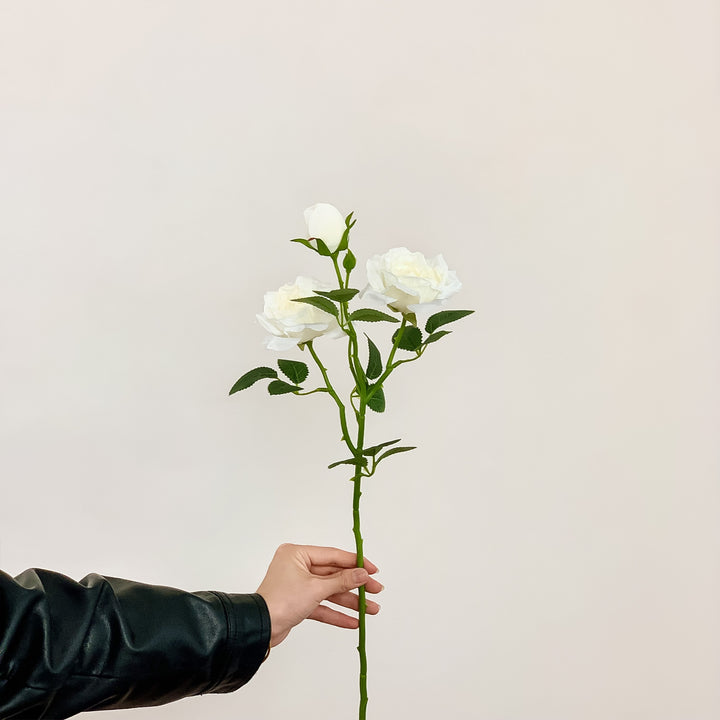 Elegant Faux Rose Stem