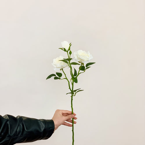 Elegant Faux Rose Stem