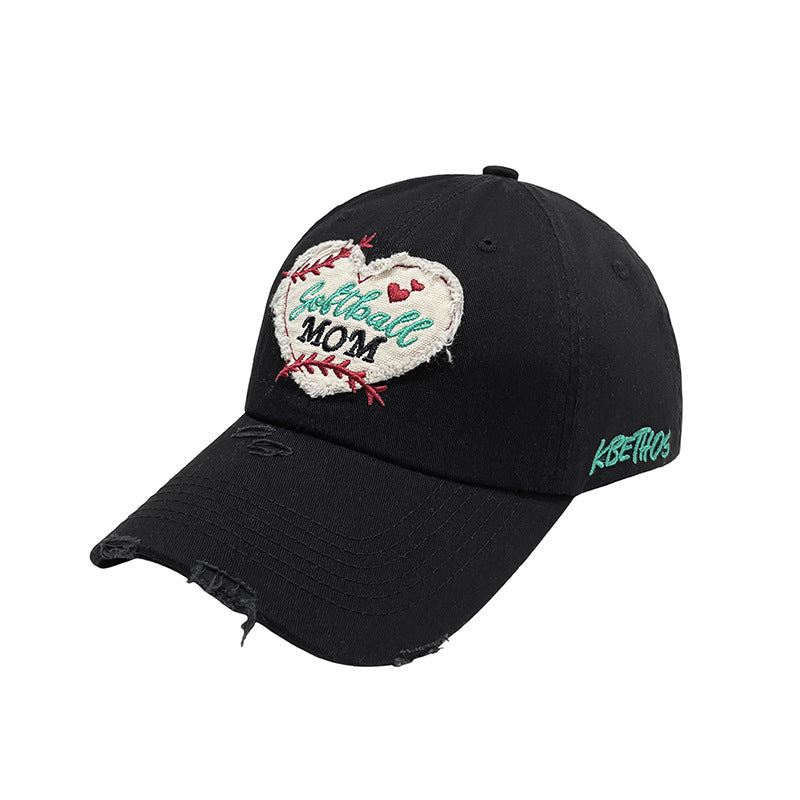 Women's Embroidered Sports Baseball Cap Bowlift