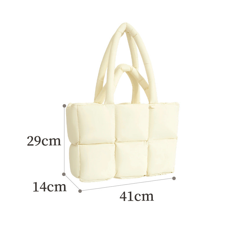 Quilted Puff Tote Bag Bowlift
