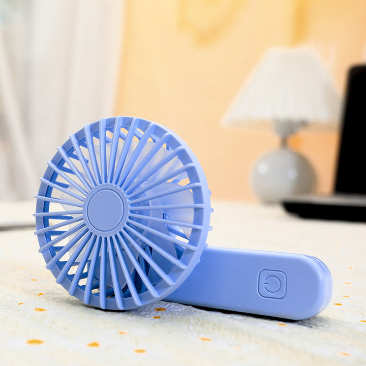 Portable USB Hand Fan with Ergonomic Design and Multi-Speed Control Bowlift