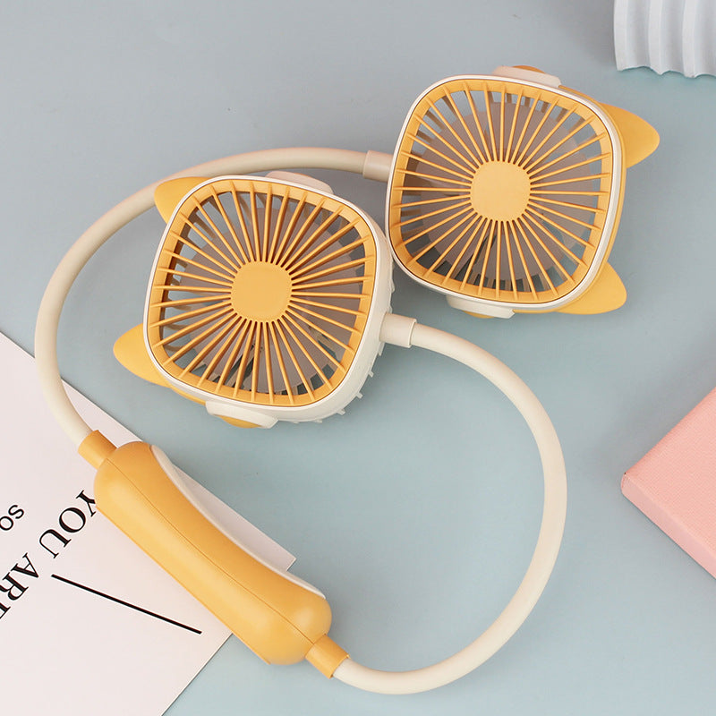 Women's Portable Neck Fan with Flexible Mounting System Bowlift