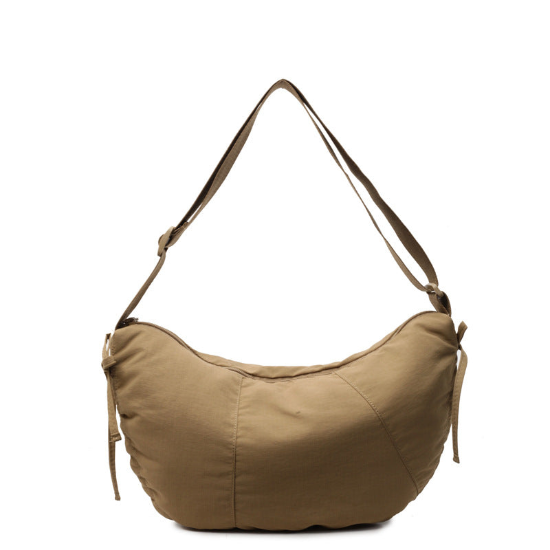 Casual Soft Fabric Hobo Bag Bowlift