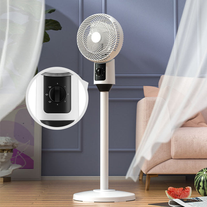 Unisex Height Adjustable Stand Fan with Multidirectional Airflow Control Bowlift