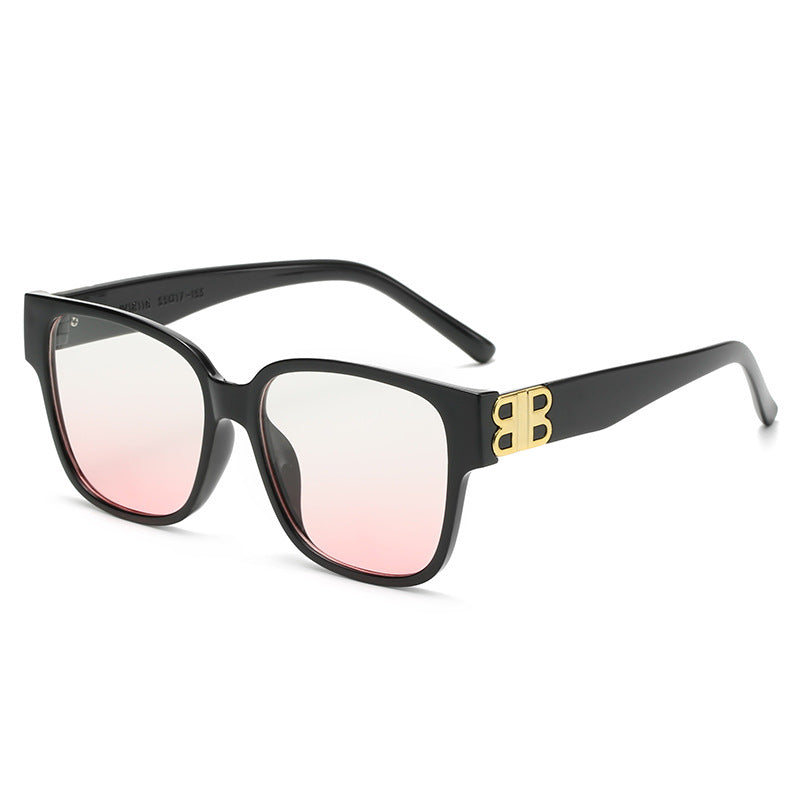 Women's fashionable square sunglasses with elegant logo Bowlift