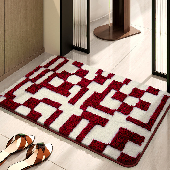 Geometric Pattern Indoor Door Mat Bowlift