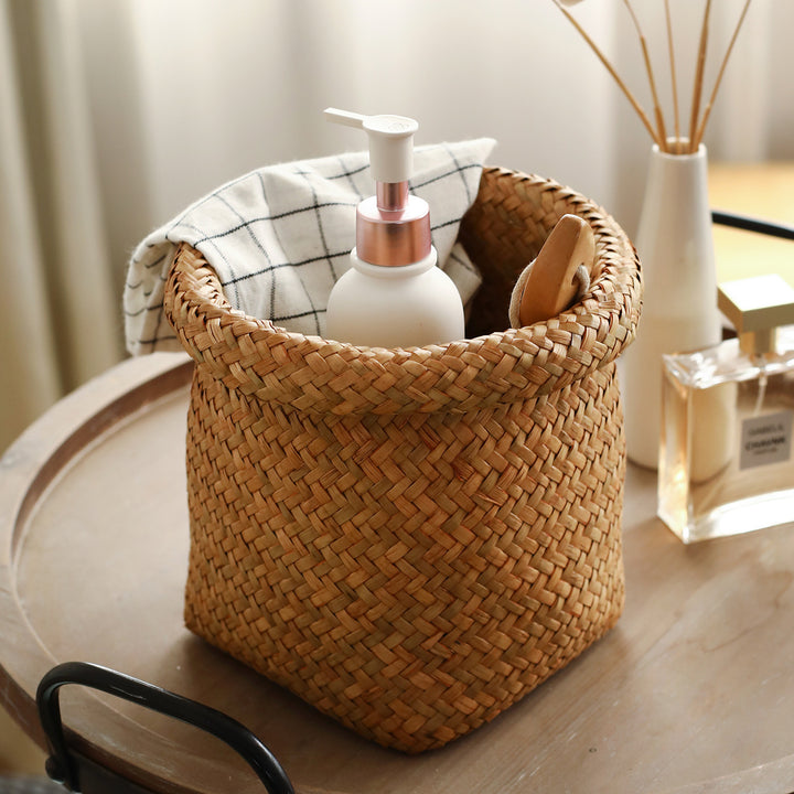 Artisan Woven Storage Container Bowlift