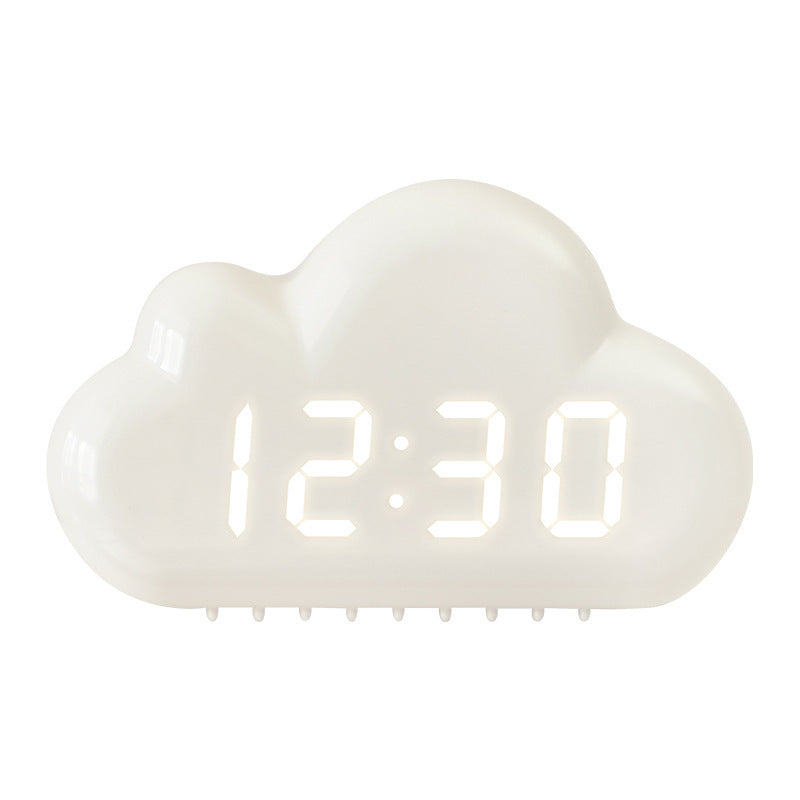 Cloud Clock with Digital LED Display Bowlift