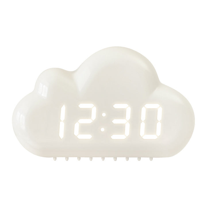 Cloud Clock with Digital LED Display Bowlift