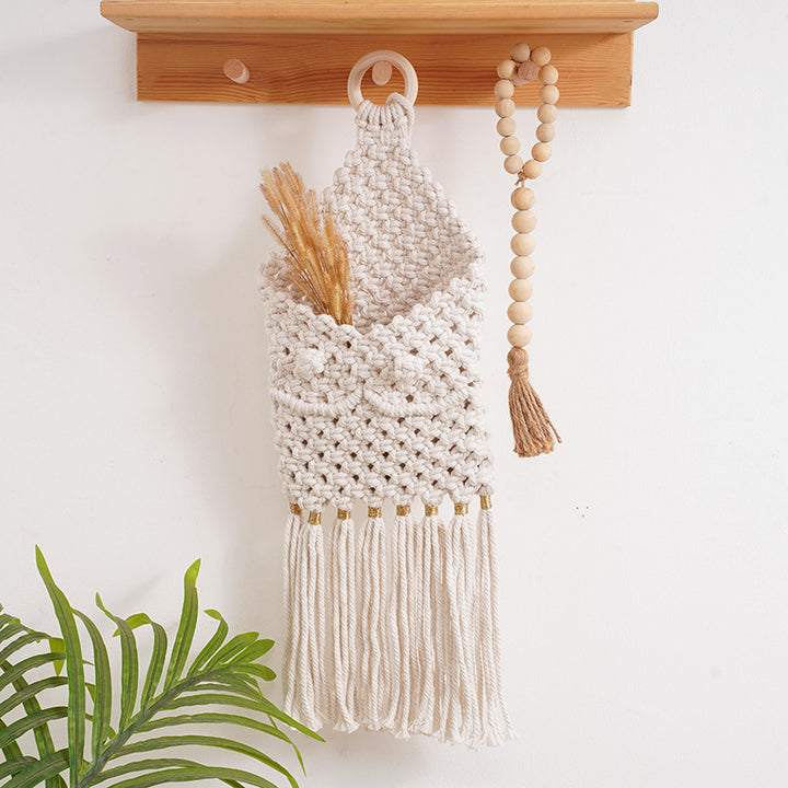 Macramé Decorative Wall Organizer Bowlift